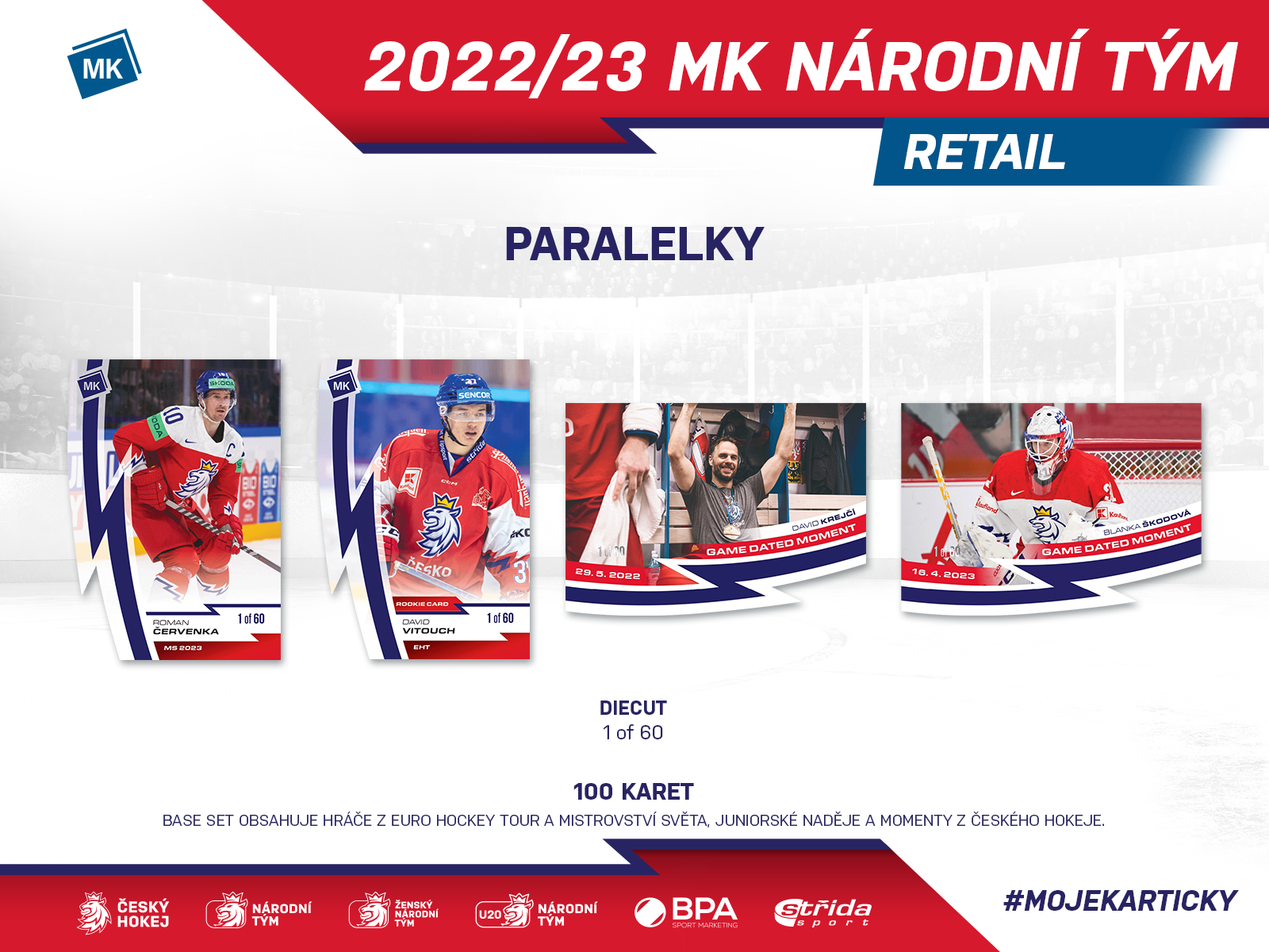 2023 MK Národní tým RETAIL balíček (5 karet)