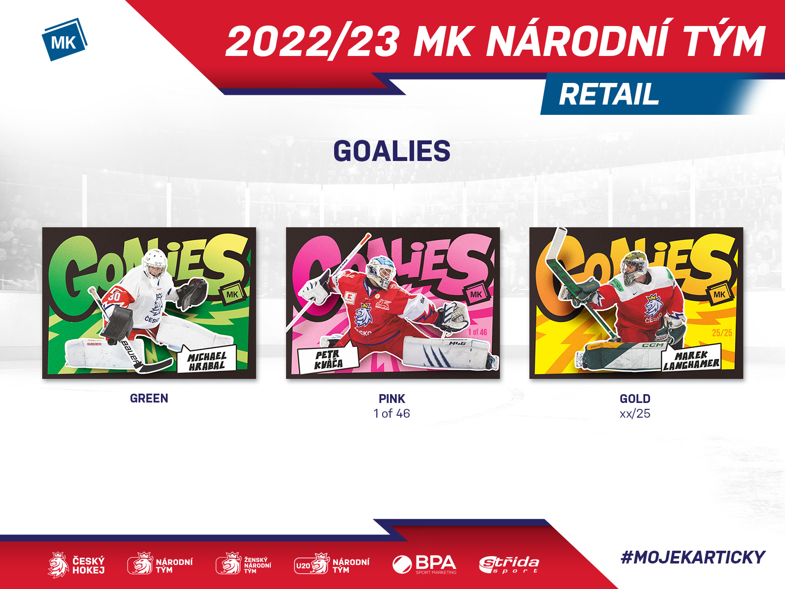 2023 MK Národní tým RETAIL balíček (5 karet)