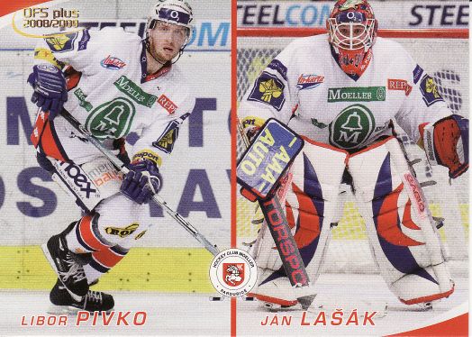 2008-09 OFS Klubová karta - L. PIVKO, J. LAŠÁK č. K07