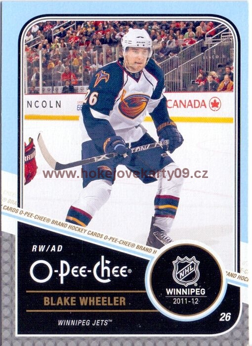 2011-12 OPC - Blake WHEELER č. 297