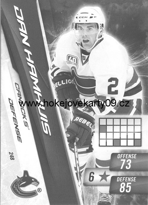 2010-11 Adrenalyn - Dan HAMHUIS č. 248