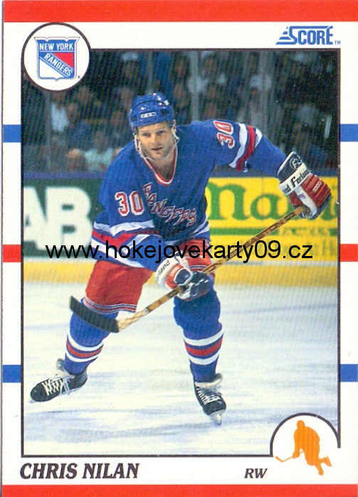 1990-91 Score - Chris NILAN č. 311