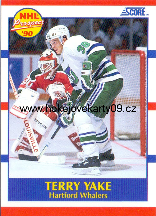 1990-91 Score - Terry YAKE č. 419