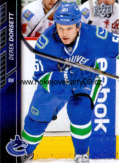 2015-16 Upper Deck - Derek DORSETT č. 183