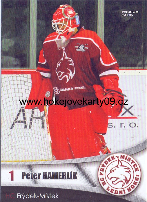 2016-17 Premium Cards - Peter HAMERLÍK č. 31