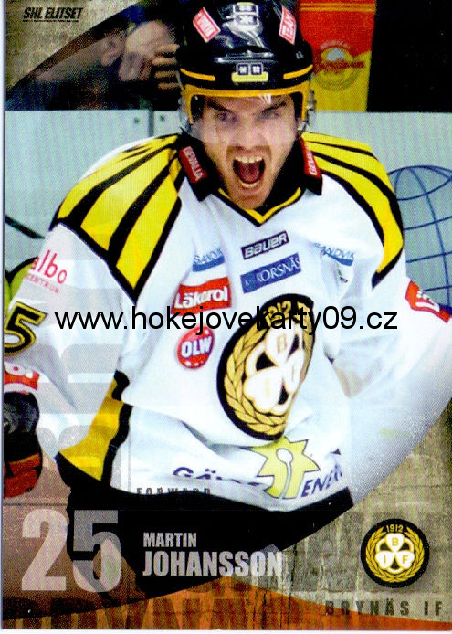 11-12 SHL - Martin JOHANSSON č. 161