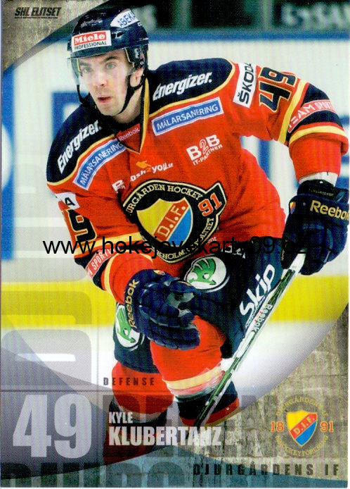 11-12 SHL - Kyle KLUBERTANZ č. 171