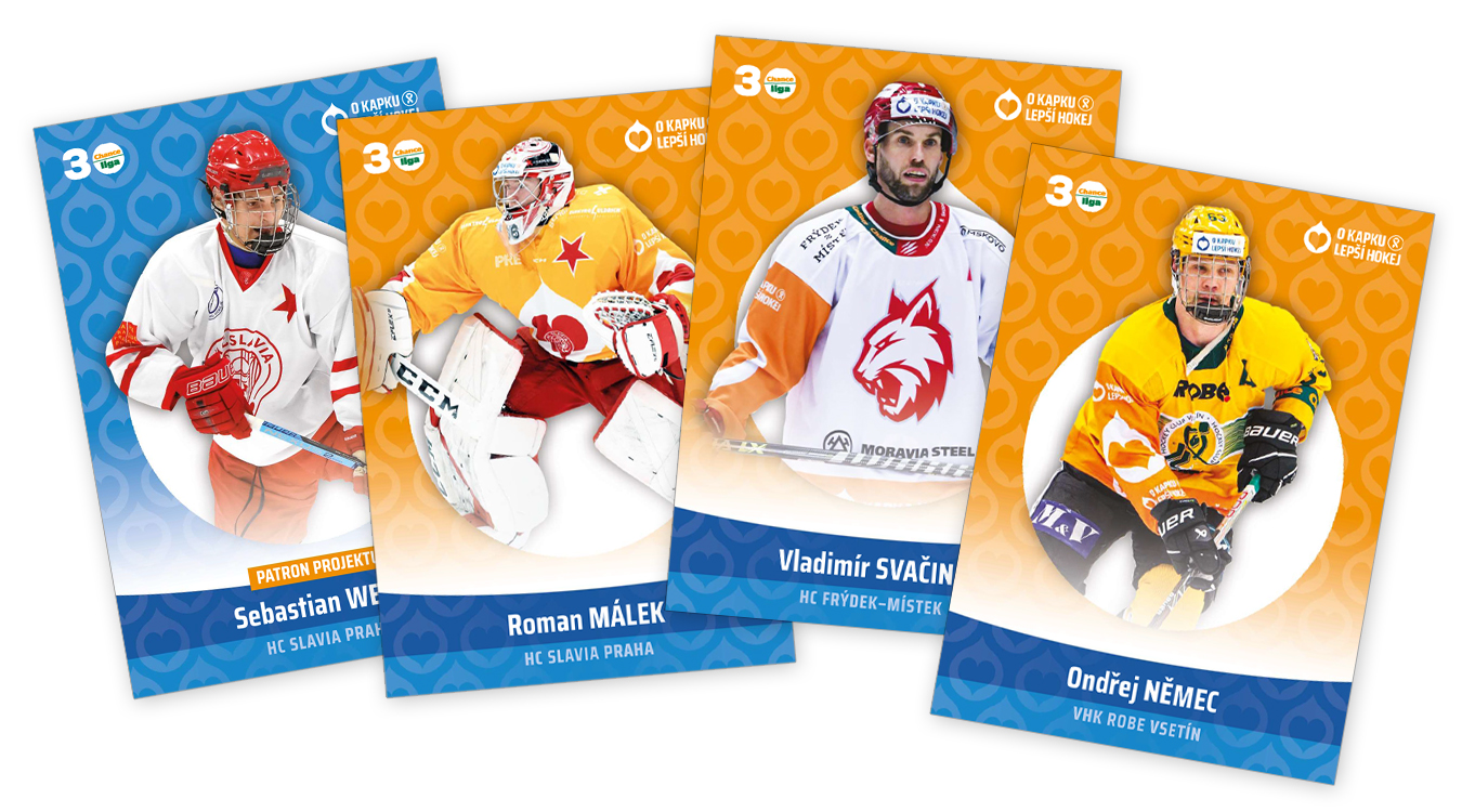 2023 GOAL Cards O kapku lepší hokej (21 karet)