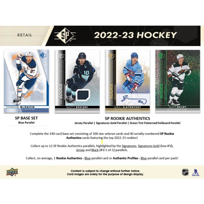 2022-23 SP Hockey Blaster Box