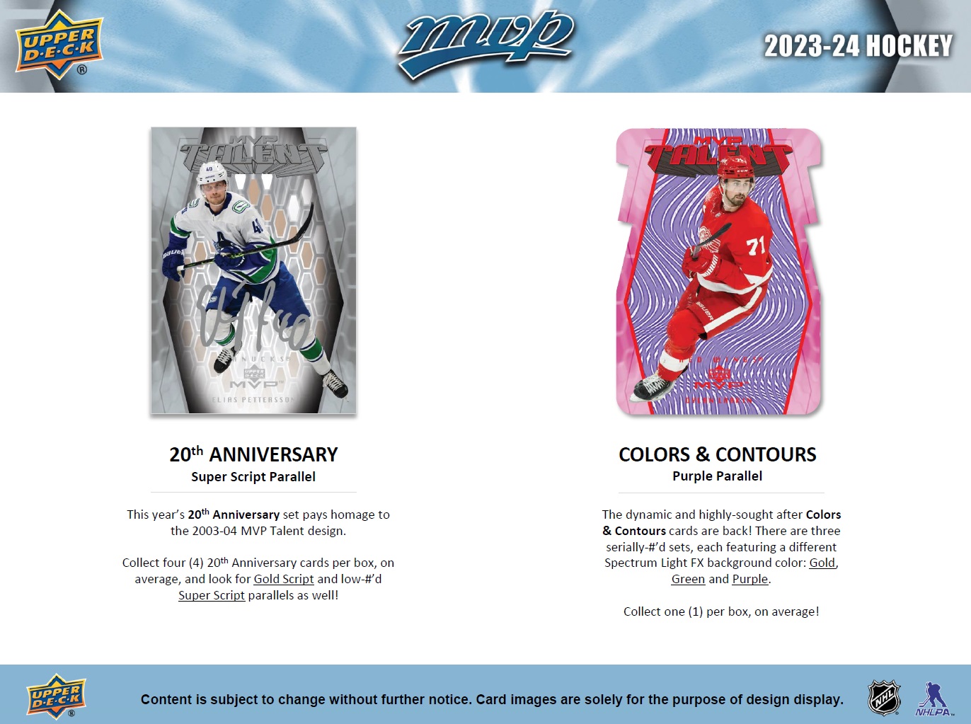 2023-24 NHL MVP Hobby Box