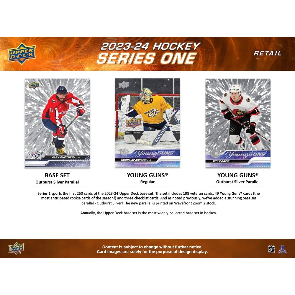 2023-24 Upper Deck Series 1 Blaster Box