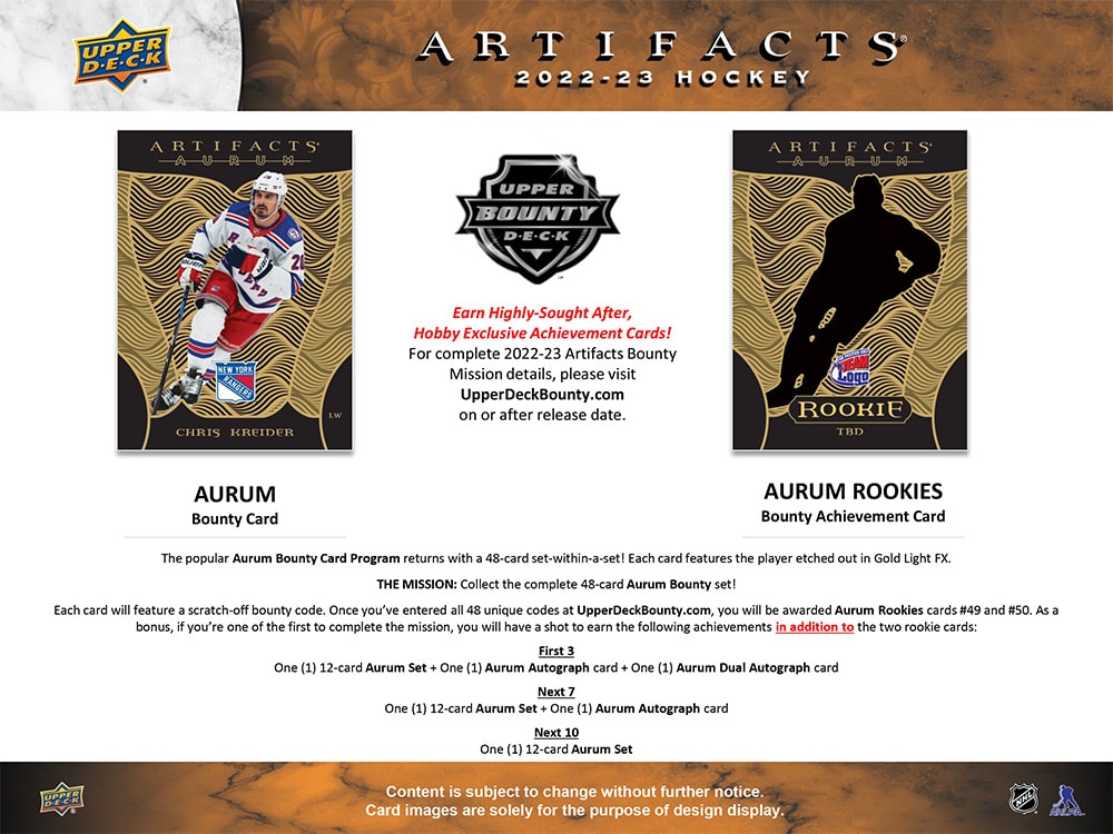 2022-23 NHL Artifacts Retail balíček