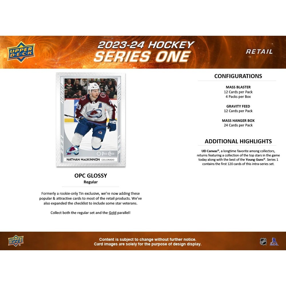 2023-24 Upper Deck Series 1 Blaster Box