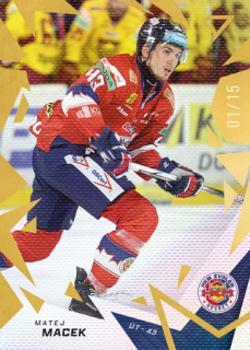 25-26 TIPSPORT LIGA - Matej MACEK č. 068 Golden Glow x/15