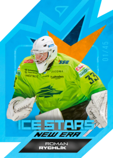 25-26 TIPSPORT LIGA - Roman RYCHLÍK č. IS-07 Ice Stars New Era Sapphire Blue x/45