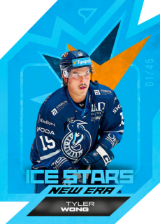 25-26 TIPSPORT LIGA - Tyler WONG č. IS-21 Ice Stars New Era Sapphire Blue x/45