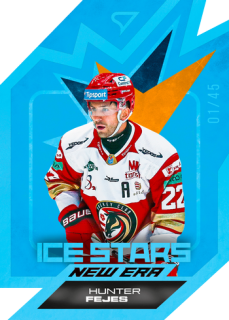 25-26 TIPSPORT LIGA - Hunter FEJES č. IS-35 Ice Stars New Era Sapphire Blue x/45