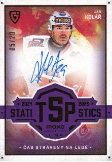 25-26 GOAL CARDS - Jan KOLÁŘ č. TOP-32 Signature 05/20
