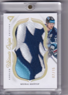 25-26 TIPSPORT LIGA - Michal KRIŠTOF č. UO-MK Emblem Edition 07/15