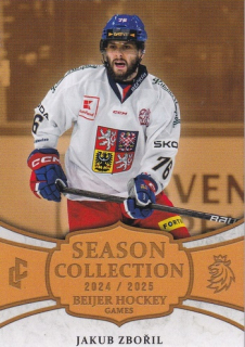 24-25 Český hokej - Jakub ZBOŘIL č. BHG-07