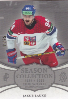24-25 Český hokej - Jakub LAUKO č. WCH-20 Platinum x/25