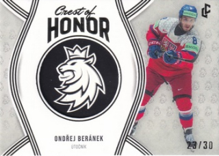 24-25 Český hokej - Ondřej BERÁNEK č. COH-06 Platinum x/30