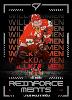 25-26 NLA - Linus HULTSTRÖM č. RF-21 Reinforcements