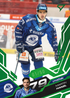 25-26 TELH - Martin HANZL č. 208 Emerald Green x/50