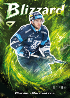 25-26 TELH - Ondřej PROCHÁZKA č. BL-35 Blizzard Forest Green x/99