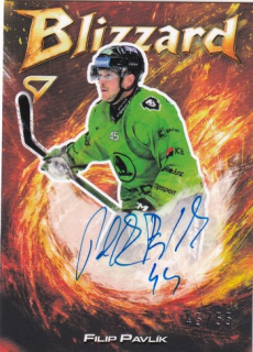 25-26 TELH - Filip PAVLÍK č. BLS-FP Blizzard Red Auto 45/55