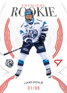 25-26 TELH - Lukáš KACHLÍŘ č. RP-05 Rookie Premiere Garnet Red x/99