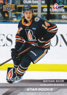 24-25 CHL - Nathan BEHM č. 379 Stars Rookie