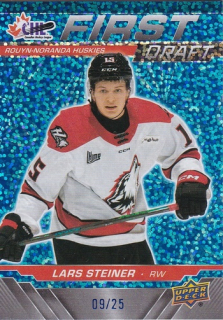 24-25 CHL - Lars STEINER č. FD-12 First Draft Blue x/25