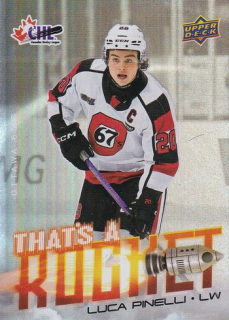 24-25 CHL - Luca PINELLI č. TR-15 That's a Rocket