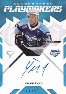 25-26 TIPOS SHL - Jozef ŠVEC č. AP-JS Autographed Playmakers 44/95