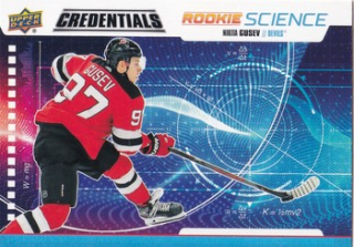 Nikita GUSEV 19-20 UD Credentials č. RS-12 Rookie Science