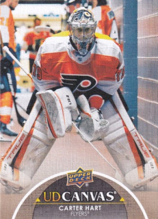 Carter HART 21-22 Upper Deck č. C180 UD Canvas