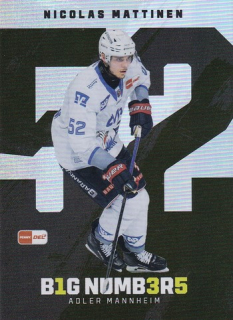 25-26 DEL - Nicolas MATTINEN č. DEL-BN09 Big Numbers