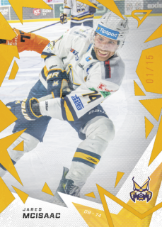 25-26 TIPSPORT LIGA - Jared McISAAC č. 252 Golden Glow x/15