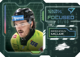25-26 TIPSPORT LIGA - Brenden MILLER č. FS-05 100% Focused Rainbow Silver x/60