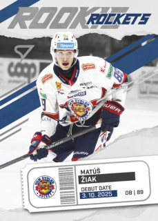 25-26 TIPSPORT LIGA - Matúš ŽIAK č. RR-16 Rookie Rockets