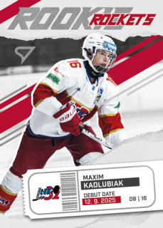 25-26 TIPSPORT LIGA - Maxim KADLUBIAK č. RR-26 Rookie Rockets