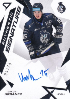 25-26 TIPSPORT LIGA - Jakub URBÁNEK č. SL1-JU Authentic Signature 04/75