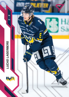 25-26 SHL - Lucas LAGERBERG no. 222 Crimson Pink