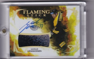 25-26 TELH - Markus HÄNNIKÄINEN č. FSS-MH Flaming Stick Gold Auto 03/10