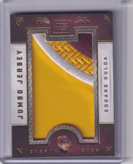 25-26 GOAL CARDS - Edgars KULDA č. JJ-10 Jumbo Jersey 19/32