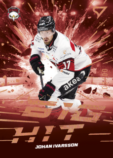 25-26 SHL - Johan IVARSSON č. BB-10 Big Hit Red Copper x/65