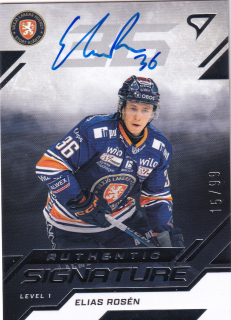 25-26 SHL - Elias ROSÉN č. SL1-ER Authentic Signature 15/99