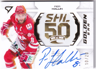 25-26 SHL - Per HALLIN č. GE-PH Golden Era Logo White Auto 10/20