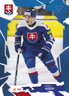 2026 Hokejové Slovensko - Patrik KOCH č. 10 Blue
